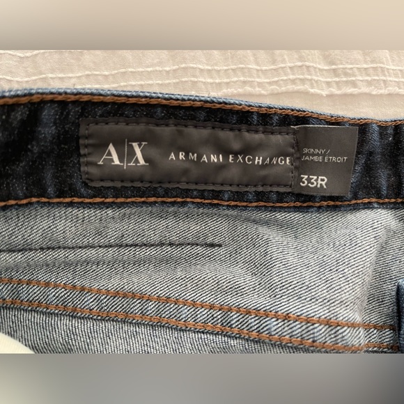 Pre-owned Armani Exchange Blue Jeans - Picture 3 of 4